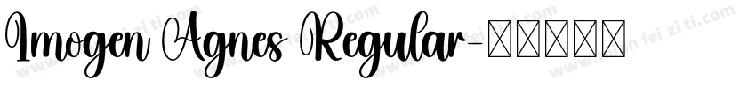 Imogen Agnes Regular字体转换